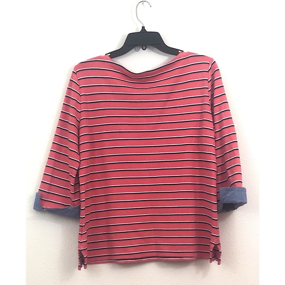 NAUTICA 3/4 sleeve striped shirt - Picture 4 of 4